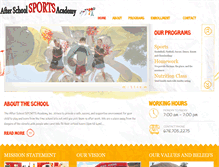 Tablet Screenshot of afterschoolsports.org